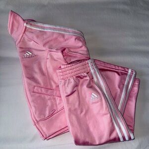 Adidas Baby Girl Pink Jogger Set 18M - 2-Piece Tracksuit Outfit